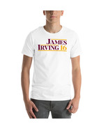 LEBRON JAMES &amp; KYRIE IRVING Cleveland Cavaliers T-SHIRT Cavs Retro 2016 ... - £14.39 GBP+