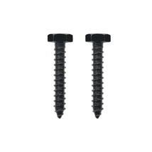25PCS 1/4" x 1-1/2" Black Stainless Steel Lag Bolts with Washers - $10.82