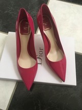NIB 100% AUTH Christian Dior Cherie Patent Leather Pointy Pumps 8cm $650 - £320.10 GBP
