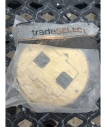 Hubbell Trade Select RF406BP Brass Floor Flange Door Outlet Cover NEW - $49.50