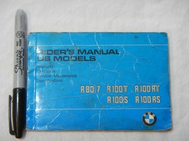 1979 1980 BMW R80/7 R 100T 100RT 100S 100RS Rider Owners service manual - £109.01 GBP