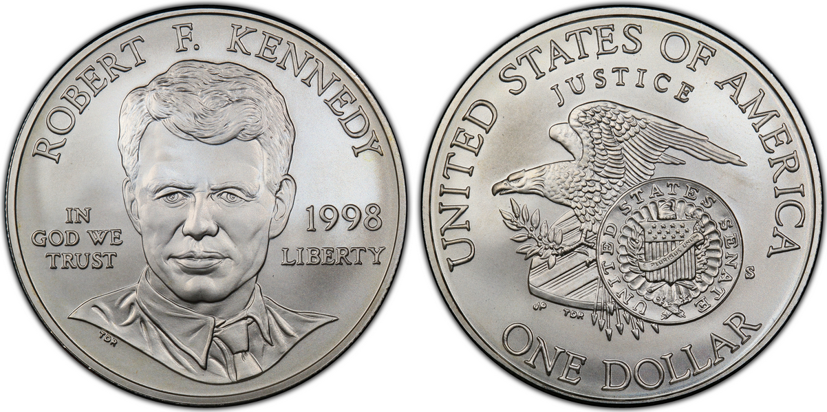 NGC MS70 1998 S Robert F Kennedy Silver $1.00 - $95.00