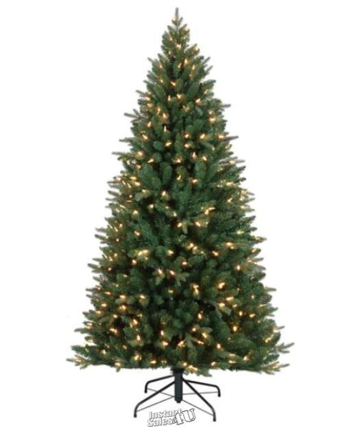 Mr. Christmas 6.5' Flocked LED 55-Function Alexa Enabled Christmas Tree - $379.99