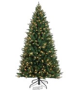 Mr. Christmas 6.5&#39; Flocked LED 55-Function Alexa Enabled Christmas Tree - £297.25 GBP