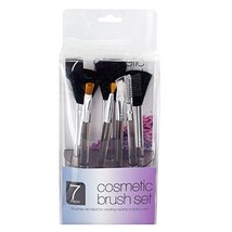 Cosmetic Brush Set in Standing Organizer - 7 Piece - £6.72 GBP