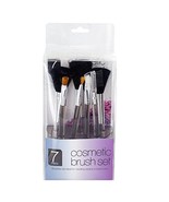 Cosmetic Brush Set in Standing Organizer - 7 Piece - £6.84 GBP