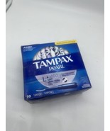 Tampax Pearl Rgular W/ Leak Guard Protection, 50 Ct Box Unscented - £6.86 GBP