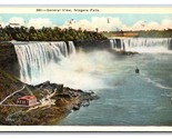 General View Niagara Falls New York NY WB Postcard N23 - $1.93