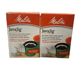 Melitta Coffee and Tea Filters JavaJig Reusable Coffee Filter System Lot... - $15.73 CAD