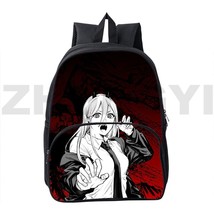 Popular Harajuku Chainsaw Man ??? Backpacks 3D Anime Backpack Women Waterproof C - £80.24 GBP