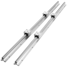VEVOR SBR20 1.2cm Linear Guide Set, Two 47.2&quot; SBR20 Rails &amp; 4 SBR20UU Be... - $1,146.27 MXN