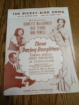 Vintage Sheet Music The Dickey-Bird Song - £14.88 GBP