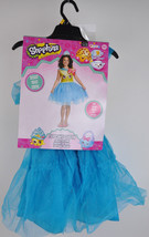 New Shopkins Cupcake Queen Costume Dress Up Dress Set Headband Sz Small 4-6x - £11.94 GBP