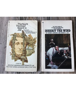 2 Jerome Lawrence &amp; Robert E. LeeBook lot-Inherit the Wind, The Night Th... - £7.38 GBP