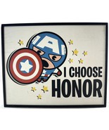 Marvel Avenger Captain America Comics Wood Art Wall Sign Decor I Choose ... - $6.73