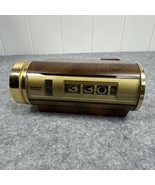 Sankyo Seiki Digital Alarm Clock Model No. 412 - Wood Faux Finish Brown ... - $1,656.49 MXN