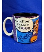 Disney Parks Beauty And The Beast 12 oz Coffee Cup mug nice - £11.02 GBP