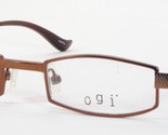 Ogi 2198 682 Brown Kupfer Brille Metall Rahmen 43-19-130mm - $76.23