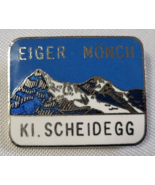 EIGER MONCH KI SCHEIDEGG SWITZERLAND SKI MOUNTAIN LAPEL PIN TRAVEL WEAR ... - $41.13 CAD