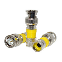 200 pack BNC Compression Connector Adapter for RG6 Coax Cable Quad Shield CCTV - £195.95 GBP