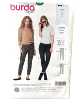 Burda Sewing Pattern 6251 Leggings Pants Trousers Misses Size 8-18 - $9.74