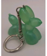 New resin balloon dog keychain- Green- mbarnes productions - 2&quot; - $257.03 MXN