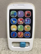 Fisher Price Laugh &amp; Learn Smart Cell Phone Toy Songs &amp; Sounds White - $7.87