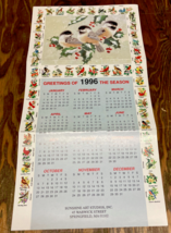 Sunshine arts studio greetings of 1996 the season calendar state birds d... - $365.53 MXN