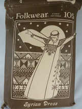 Folkwear 105  Syrian Dress Pattern - $13.85