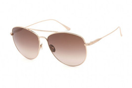 TOM FORD FT0784 28F Shiny Rose Gold/Gradient Brown 59-15-135 Sunglasses ... - £146.33 GBP