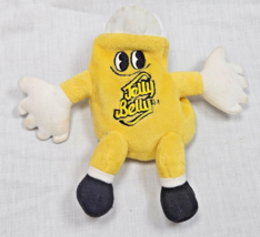 Jelly Belly Lemon Jelly Bean Keychain Mini Beanie Plush Stuffed - $113.04 MXN