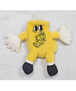 Jelly Belly Lemon Jelly Bean Keychain Mini Beanie Plush Stuffed - €5,07 EUR