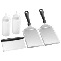 Griddle Accessories Kit (5 Pieces), 6 X 5 Inch Stainless Steel Spatula W... - £41.55 GBP