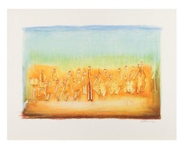 &quot;Orchestra&quot; by Joseph Kossonogi Lithograph on Paper LE of 150 25.5&quot;x19.75&quot; - £146.52 GBP