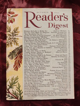 Readers Digest October 1956 Connie Mack Jimmy Dykes Bruce Bliven James Michener - £6.33 GBP