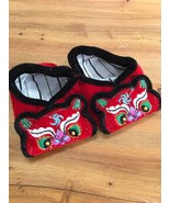 Embroidered Chinese Felt Baby Slippers - $20.57