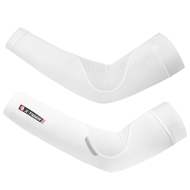 X-TIGER  Ice Fabric UV Protection Running Arm Sleeve Basketball Elbow Pad Outdoo - £83.09 GBP