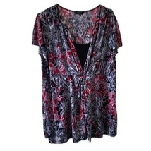 Perseption Floral Patterned 3/4 Sleeve Blouse - £9.12 GBP