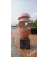Love Abstract Stone Sculpture Garden Ornament Modern Art Statue Outdoor ... - £2,167.32 GBP