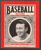 Baseball Magazine 2/1936-Gabby Hartnett-Ross Young-MLB-pix-info-FN - £104.64 GBP