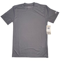 Asics Mens Gray Ready Set Short Sleeve Athletic T-shirt, Size 2XS ME1000-96 - £13.02 GBP
