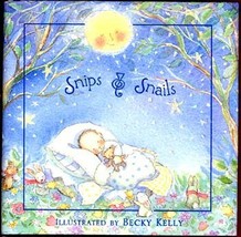 NEW BABY Patrick Regan SNIPS &amp; SNAILS Baby Keepsake Memory Giftbook Perf... - $14.99