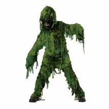Swamp Monster - Boys Halloween Costume - Medium (8-10) - Green - £29.91 GBP