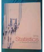 STATISTICS FOR MANAGEMENT AND ECONOMICS By Gerald Keller **LIKE NEW** - €24,35 EUR