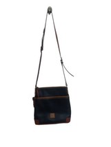 Dooney &amp; Bourke Pebble Leather Crossbody Purse Midnight Blue GUC see description - £33.35 GBP