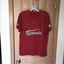 Cardinals Henley Tee Baseball GYBSA M - £11.15 GBP