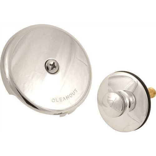 Primary image for Dearborn Brass Tub Waste And Overflow Trim Kit K25TB  , Chrome Finish