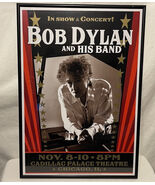 Framed Bob Dylan And His Band Nov. 8-10 2014 Concert Poster/Ticket &amp; New... - $222.74
