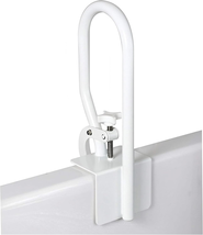 White Bathtub Rail - Grab Bars for Bathroom, Bathtubs &amp; Showers - Side Ha - $85.13