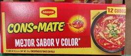 3X MAGGI CONSOMATE TOMATE AND CHICKEN ( TOMATE Y POLLO ) 3 BOXES 12 CUBE... - $19.79